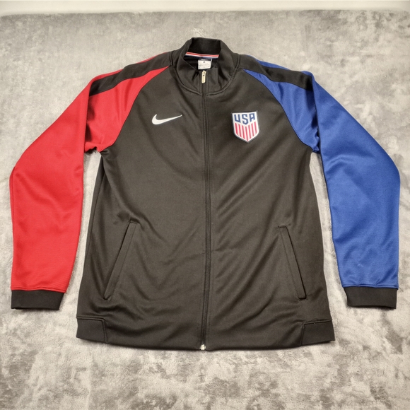Nike Other - Nike Men's Black, Red, and Blue USA Jacket Size Large